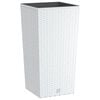 vidaXL Vaso com interior remov&iacute;vel 11/26,5 L vime PP branco