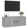 vidaXL M&oacute;vel de TV de parede 100x34,5x40 cm cinzento sonoma