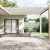 vidaXL Toldo vertical 140x600 cm tecido oxford branco