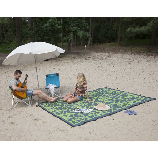 Bo-Camp Tapete de exterior Chill Mat Oriental 2,7x2 m L verde