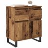 vidaXL Buffet com gaveta Madeira Antiga 60 x 35 x 70 cm