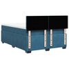 vidaXL Cama boxspring com colch&atilde;o 140x190 cm veludo azul
