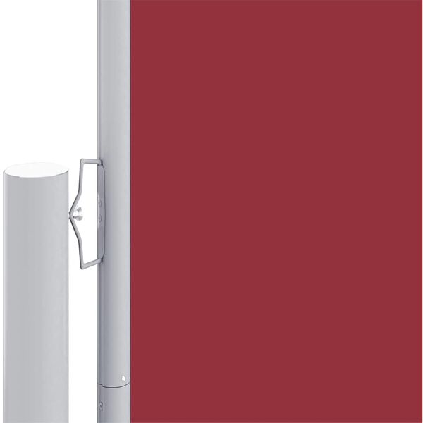 vidaXL Toldo lateral retrátil 180x600 cm vermelho