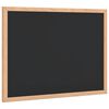 vidaXL Quadro negro com estrutura em madeira de pinho maci&ccedil;o 40x30 cm