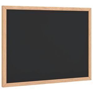 vidaXL Quadro negro com estrutura em madeira de pinho maci&ccedil;o 40x30 cm