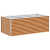 vidaXL Canteiro de jardim elevado 195 x 100 x 68 cm A&ccedil;o Galvanizado
