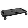 vidaXL Carrinho de transporte 200 kg polipropileno preto