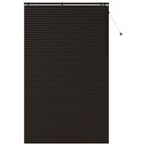vidaXL Cortina Veneziana Marrom Escuro 160 x 250 cm 35 mm