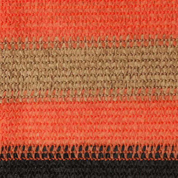 vidaXL Tela de varanda 90x500 cm PEAD multicor