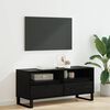 vidaXL Gabinete para TV com gaveta Carvalho Preto 100 x 34,5 x 44,5 cm