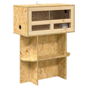 vidaXL Terr&aacute;rio Castanho 60 x 30 x 80 cm OSB
