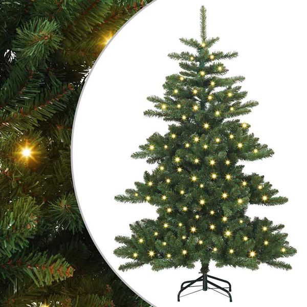 vidaXL &Aacute;rvore de Natal Articulada Artificial Verde 150 cm PVC e A&ccedil;o