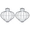 vidaXL Luz de Finial de Natal 2 unid. 384 LED Branco frio