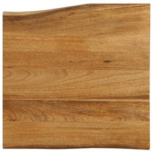 vidaXL Tampo de mesa c/ borda viva 40x40x3,8 cm mangueira maci&ccedil;a