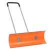 vidaXL P&aacute; de neve com pega extens&iacute;vel l&acirc;mina 96 cm a&ccedil;o laranja