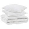 vidaXL Duvet para Todas as Esta&ccedil;&otilde;es 3 pcs Branco Microfibra