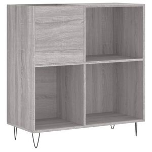 vidaXL Arm&aacute;rio p/ discos 84,5x38x89 cm derivados madeira cinza sonoma
