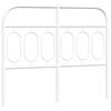 vidaXL Cabeceira de substitui&ccedil;&atilde;o 120 cm metal branco