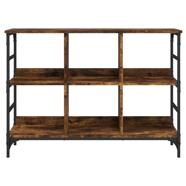 vidaXL Aparador 102x32x73,5 cm derivados de madeira carvalho fumado