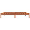 vidaXL Cama sem colchão 90x190 cm madeira de pinho maciça castanho-mel