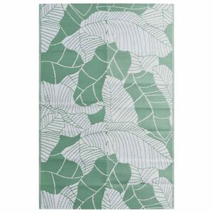 vidaXL Tapete de exterior 190x290 cm ARAKIL PP Verde