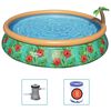 Bestway Conjunto piscina insufl&aacute;vel Fast Set Paradise Palms 457x84 cm