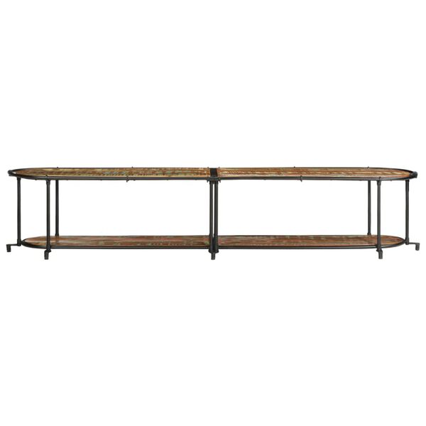 vidaXL M&oacute;vel de TV 200x42x40 cm madeira recuperada maci&ccedil;a