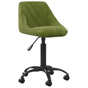vidaXL Cadeira de jantar veludo verde-claro