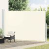vidaXL Toldo lateral retr&aacute;til para p&aacute;tio 220x500 cm cor creme