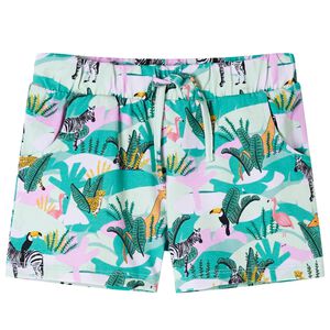 Cal&ccedil;&otilde;es para crian&ccedil;a com cord&atilde;o menta-claro 92