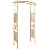 vidaXL Arco de Jardim Natural 110 x 40 x 205 cm Bambu