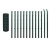 vidaXL Cerca 25 x 1,5 m a&ccedil;o verde