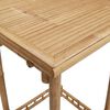 vidaXL Mesa de bar para exterior quadrado 55x55x100 cm bambu