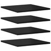 vidaXL Prateleiras para estante 8 pcs derivados de madeira preto