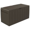 vidaXL Caixa para almofad&otilde;es 117x45,5x57,5 cm 270 L castanho