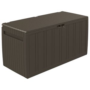 vidaXL Caixa para almofad&otilde;es 117x45,5x57,5 cm 270 L castanho