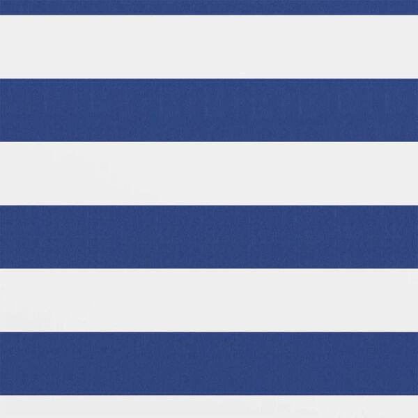vidaXL Tela de varanda 120x400 cm tecido Oxford branco e azul