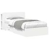 vidaXL Estrutura de Cama com Armazenamento Branco 80 x 200 cm