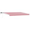 vidaXL Estrutura de Toldo Manual com LEDs 4,5 &times; 3,5 m