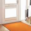 vidaXL Tapete de Entrada Laranja e Preto 120 x 300 cm Poliamida e PVC