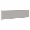 vidaXL Toldo lateral retr&aacute;til para p&aacute;tio 140x514 cm cinzento