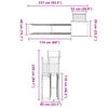 vidaXL Conjunto de brincar para exterior madeira de pinho impregnada