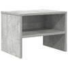 vidaXL Mesa-de-cabeceira 40x30x30 cm contraplacado cinzento cimento
