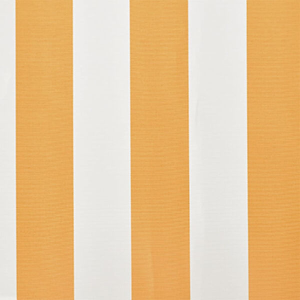 vidaXL Lona toldo 6x3m (sem estrutura/caixa) amarelo girassol/branco