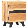vidaXL Mesa de cabeceira 40x30x51 cm madeira de ac&aacute;cia maci&ccedil;a
