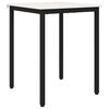 vidaXL Mesa de jantar Branco 60 x 60 x 75 cm
