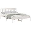 vidaXL Estrutura da Cama com cabeceira Branco 120 x 200 cm