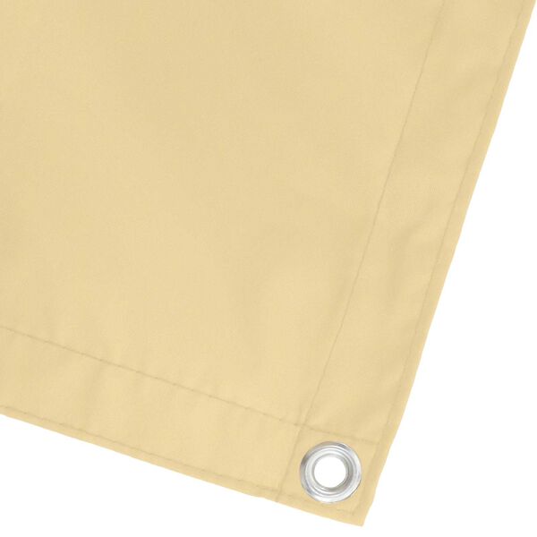 vidaXL Tela de Varanda Areia 110 x 700 cm Tecido Oxford