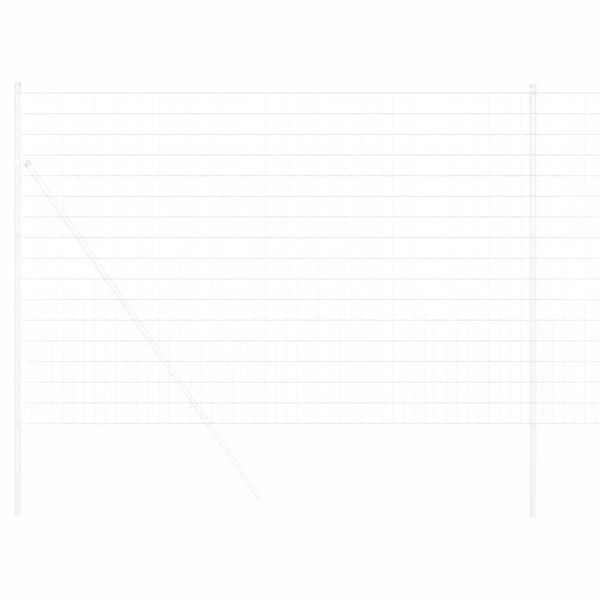 vidaXL Cerca Euro 1,6 x 10 m Ferro revestido de PVC