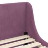 vidaXL Estrutura de Cama para Crian&ccedil;a com Cabeceira Roxo 70 x 140 cm